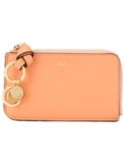 Chloé Charm Detail Wallet - Pink