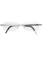 Lindberg 'precious' Glasses, Grey, Diamond/18kt White Gold