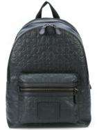 Coach Signature Embossed Academy Backpack - Grey