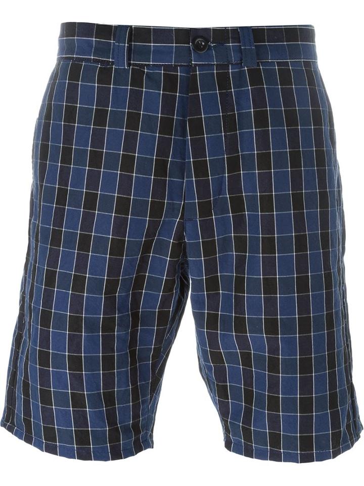 Maison Kitsuné Checked Bermuda Shorts