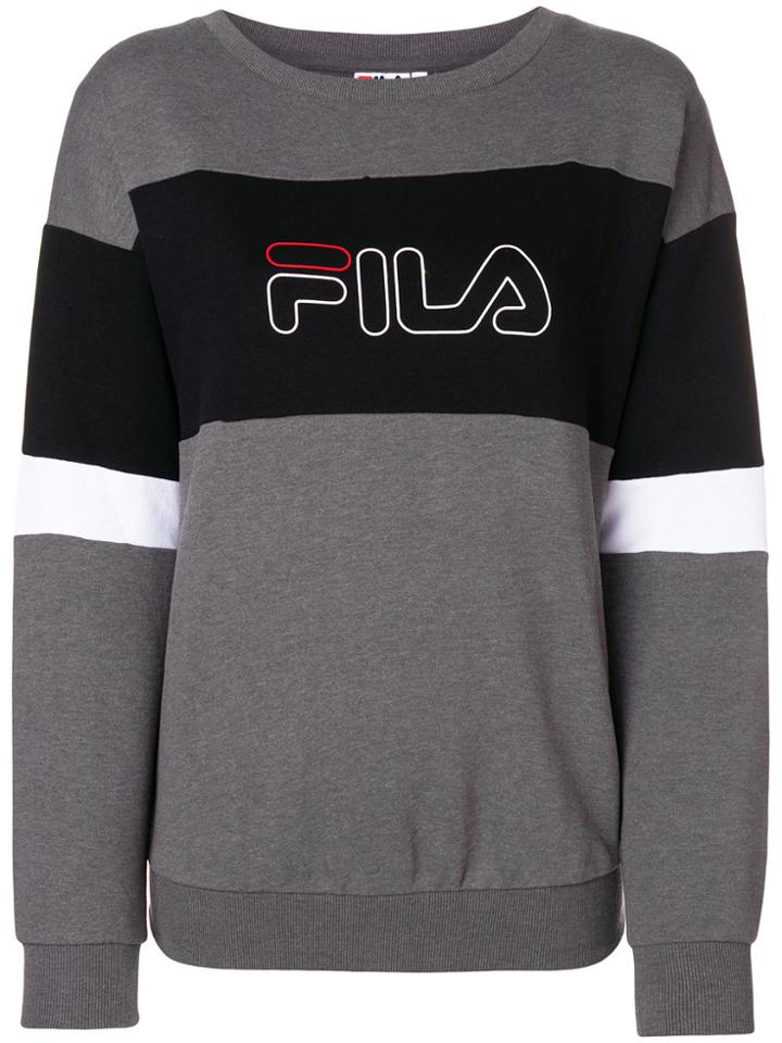 Fila Printed Logo Jumper - Grey
