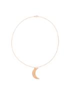 Brooke Gregson Mixed Diamond Crescent Necklace - Metallic