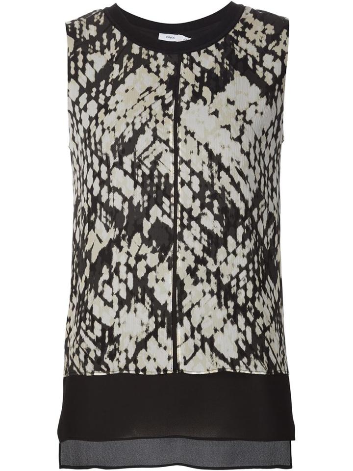 Vince Weave Print Tank Top
