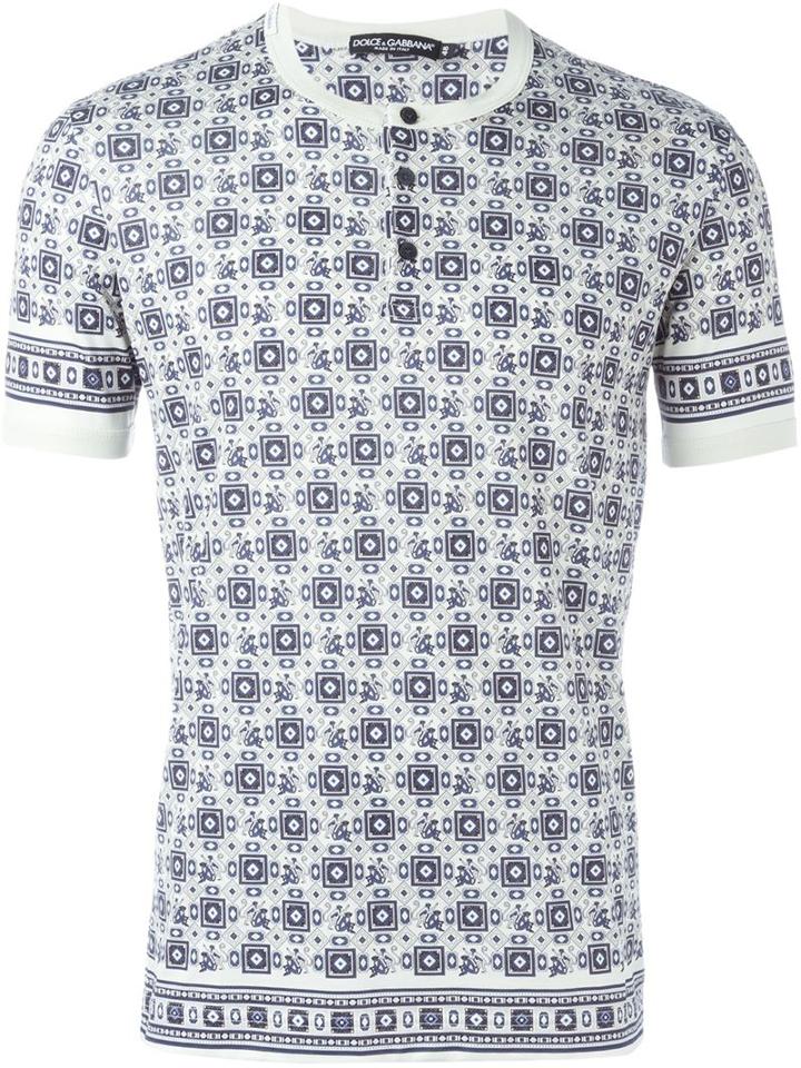 Dolce & Gabbana Monkey Tie Print T-shirt