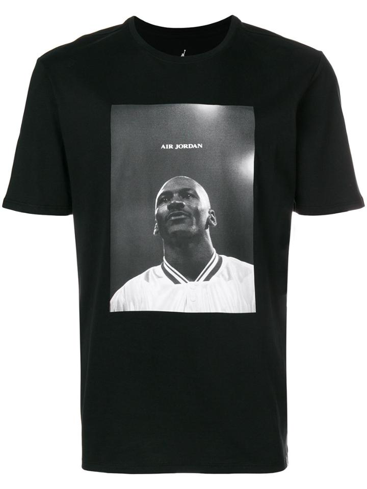 Nike Air Jordan Photo Print T-shirt - Black