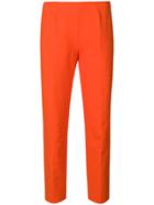 Piazza Sempione Cropped Slim Fit Trousers - Yellow & Orange