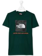 The North Face Kids Teen Graphic Print T-shirt - Green