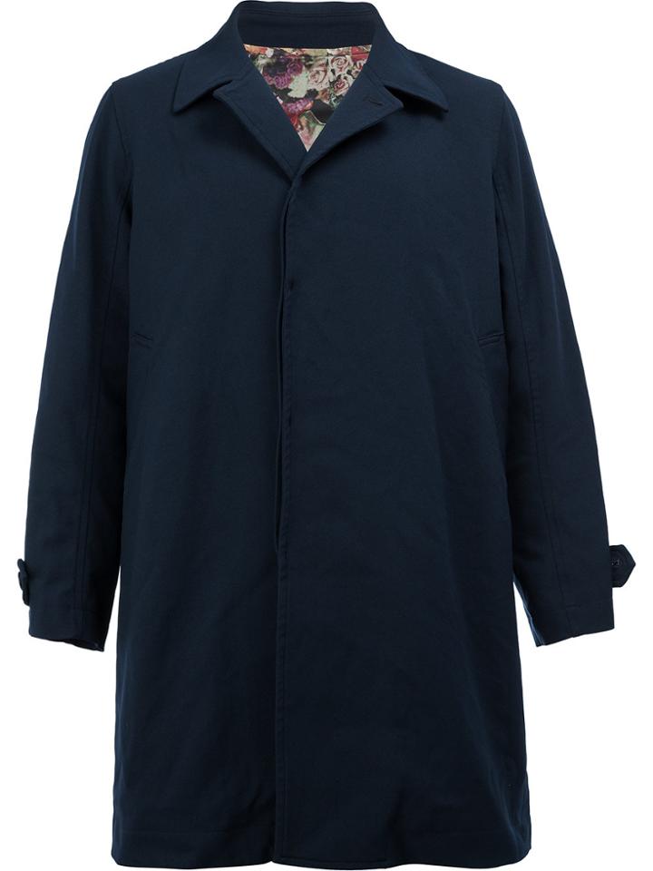 Undercover Concealed Placket Coat - Blue