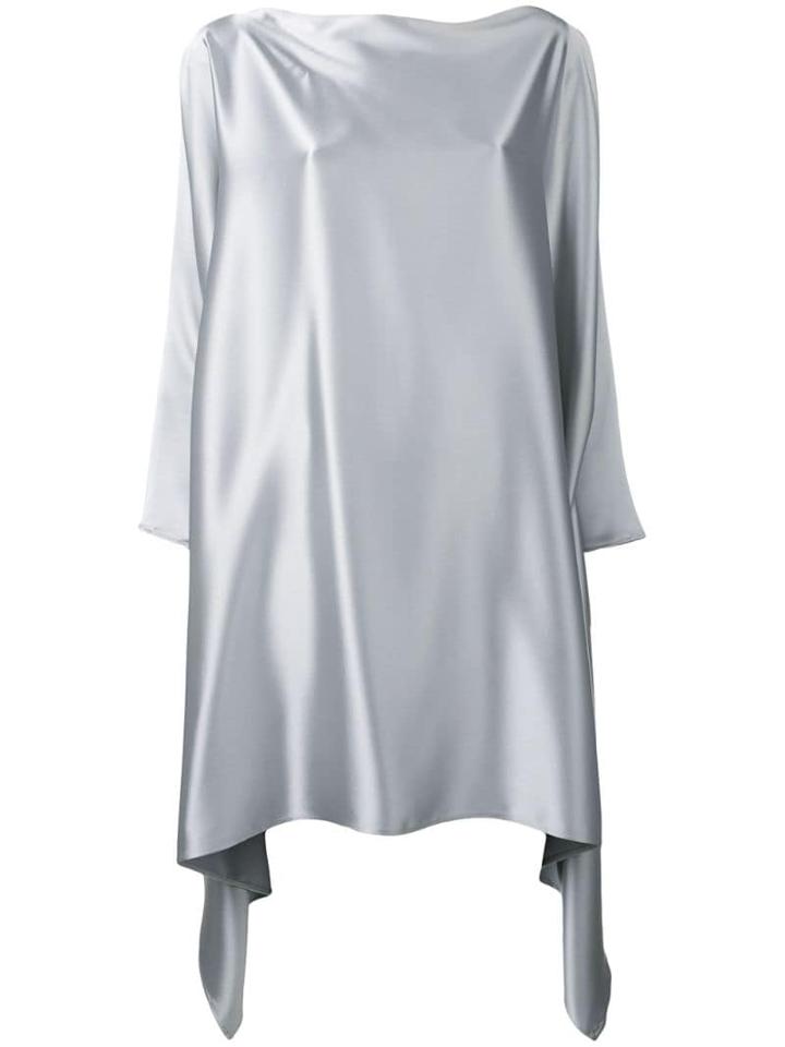 Gianluca Capannolo Asymmetric Hem Dress - Grey
