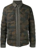 Etro - Camouflage Padded Jacket - Men - Cotton/feather Down/polyamide - L, Green, Cotton/feather Down/polyamide