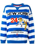 Adidas Originals New York Sweatshirt, Women's, Size: 42, Blue, Cotton/polyester