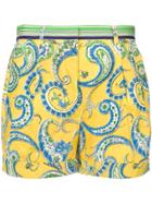 Philosophy Di Lorenzo Serafini Paisley Shorts - Yellow