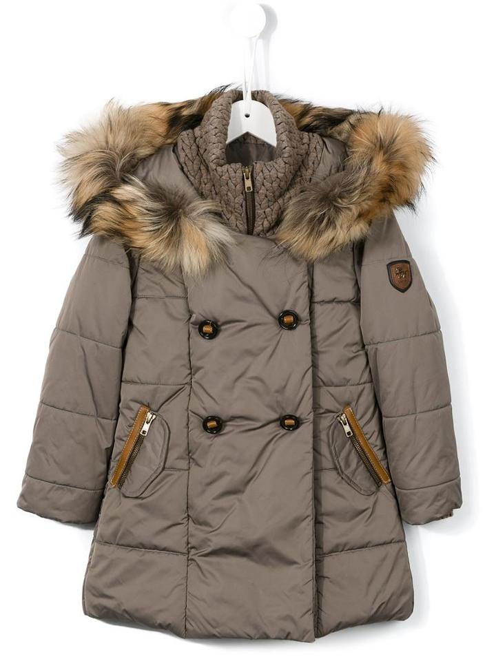 Lapin House Hooded Padded Coat, Girl's, Size: 6 Yrs, Grey