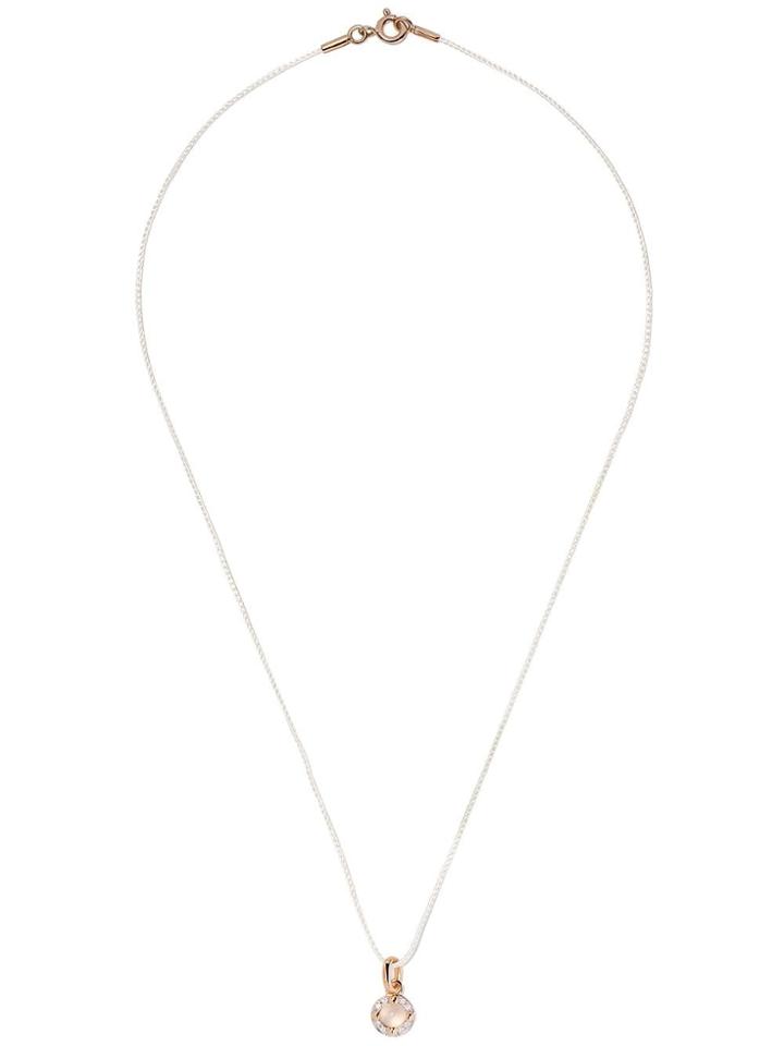 Pomellato 18kt Rose & White Gold M'ama Non M'ama Diamond And Garnet