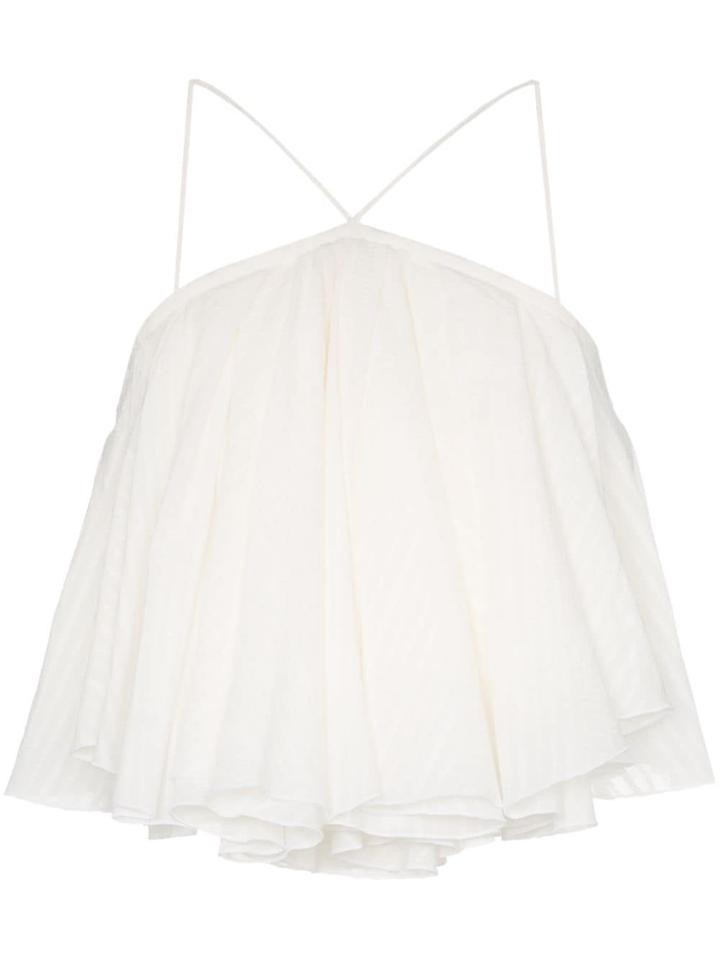 Jacquemus Open Back Top - White