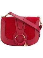 See By Chloé Hana Crossbody Bag, Women's, Red, Cotton/leather/suede