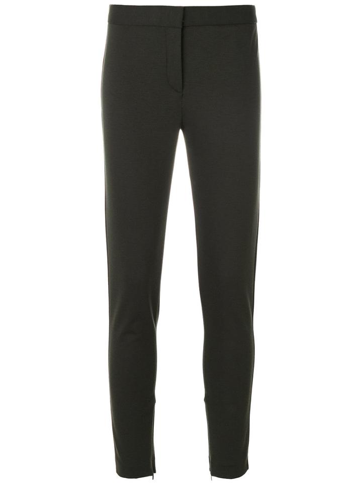 Versace - Cropped Leggings - Women - Spandex/elastane/viscose/polyamide-8 - 44, Green, Spandex/elastane/viscose/polyamide-8