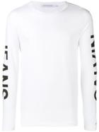 Calvin Klein Jeans Logo Sleeve T-shirt - White
