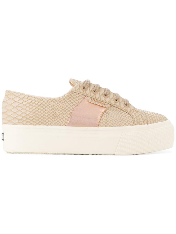 Superga Platform Sneakers - Nude & Neutrals