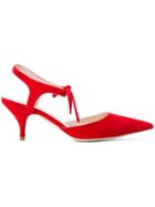 Nina Ricci Kitten Heel Pumps - Red