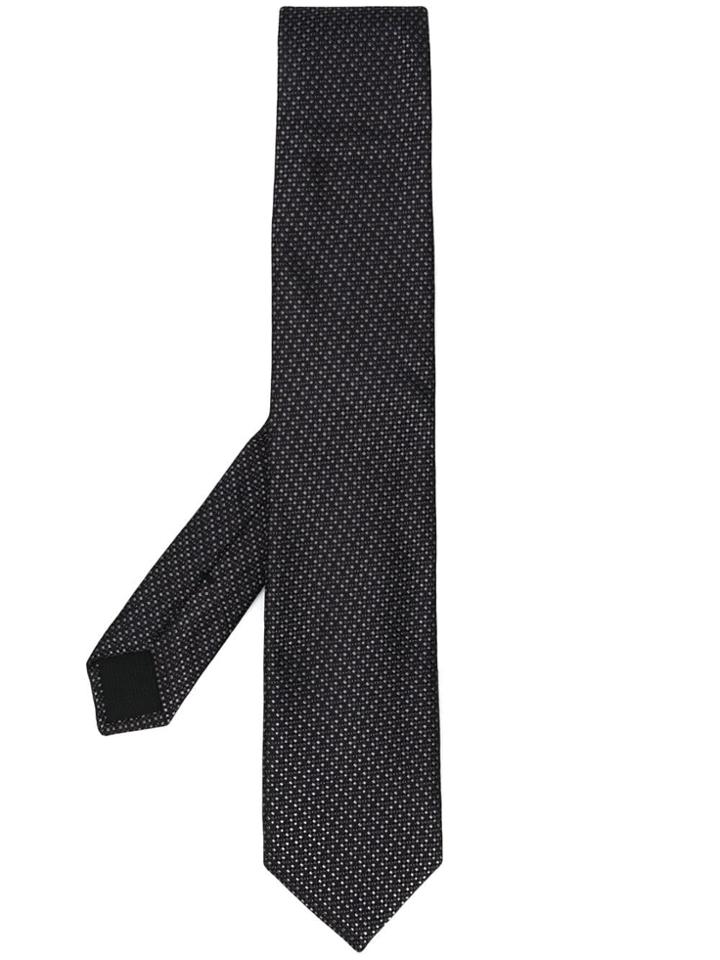 Boss Hugo Boss Micro Print Tie - Grey