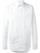 Thom Browne Distressed Shirt, Men's, Size: 0, White, Cotton