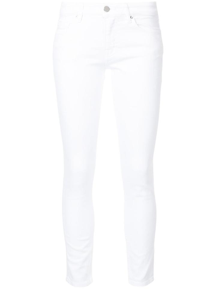 Victoria Victoria Beckham Skinny Cropped Jeans - White