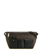 Fendi Fendi - Man - Multipocket Fanny Pack Ff - Brown