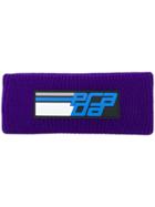 Prada Ribbed Knit Headband - Pink & Purple