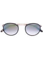 Garrett Leight 'cordova' Sunglasses, Adult Unisex, Black, Plastic/metal (other)/leather