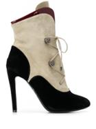 Giorgio Armani Pre-owned '1990s Lace-up Boots - White