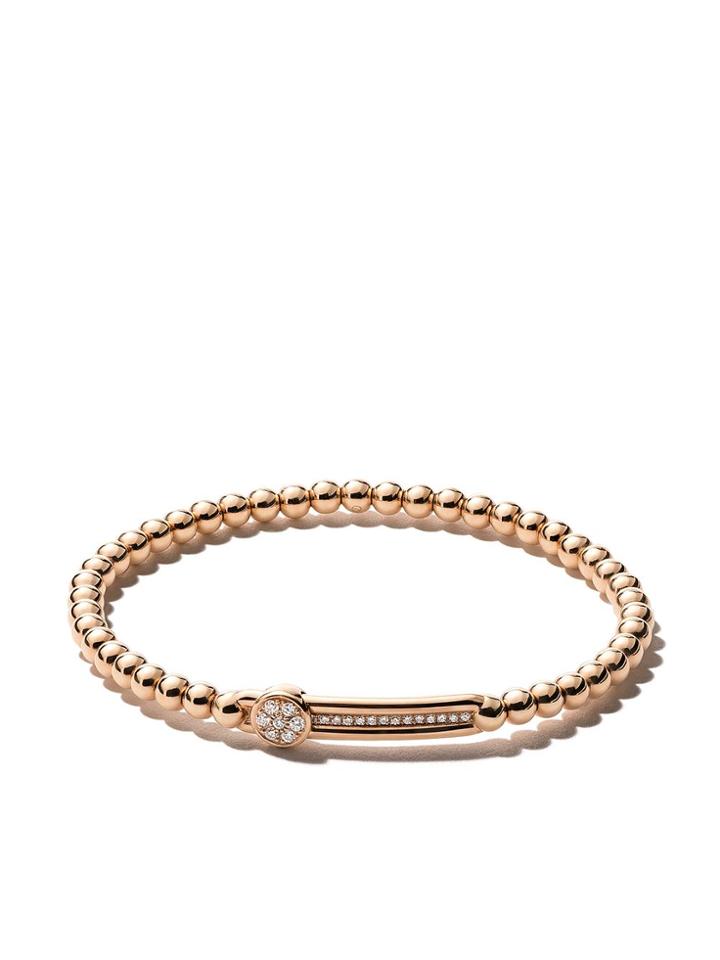 As29 Alf Single Round Extendable Diamond Bracelet - Gold