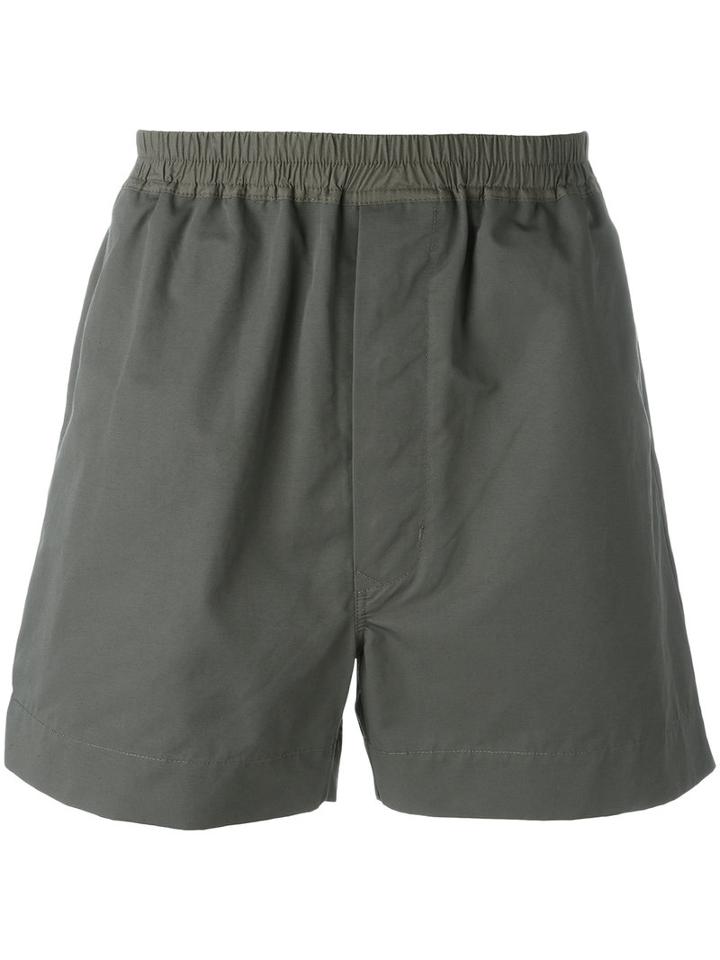 Rick Owens Drkshdw Plain Track Shorts, Men's, Size: Large, Grey, Cotton/polyamide