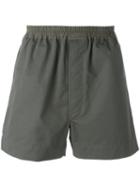 Rick Owens Drkshdw Plain Track Shorts, Men's, Size: Large, Grey, Cotton/polyamide