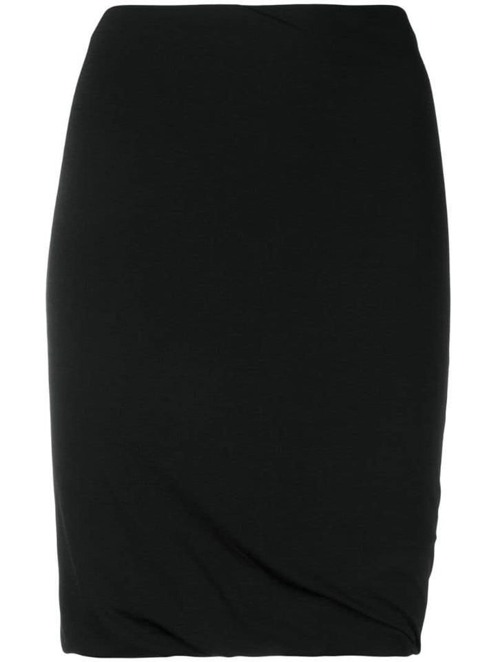 Alexander Wang Ruched Stretch Skirt - Black