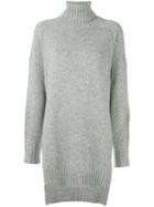 Isabel Marant Long Roll Neck Jumper, Women's, Size: 38, Grey, Polyamide/camel Hair/wool