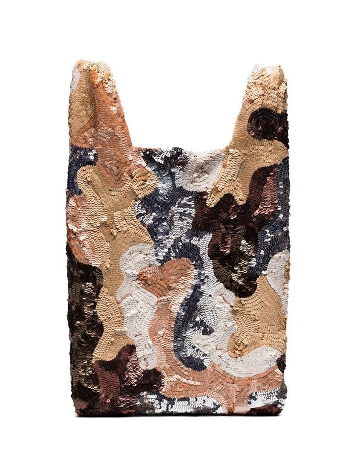 Ashish Multicoloured Sequin Patchwork Tote Bag
