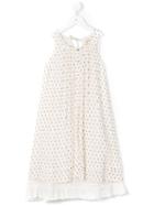 Caffe' D'orzo Tabita Printed Folk Dress, Girl's, Size: 12 Yrs, Brown