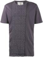 By Walid Floral Embellished T-shirt - Pink & Purple