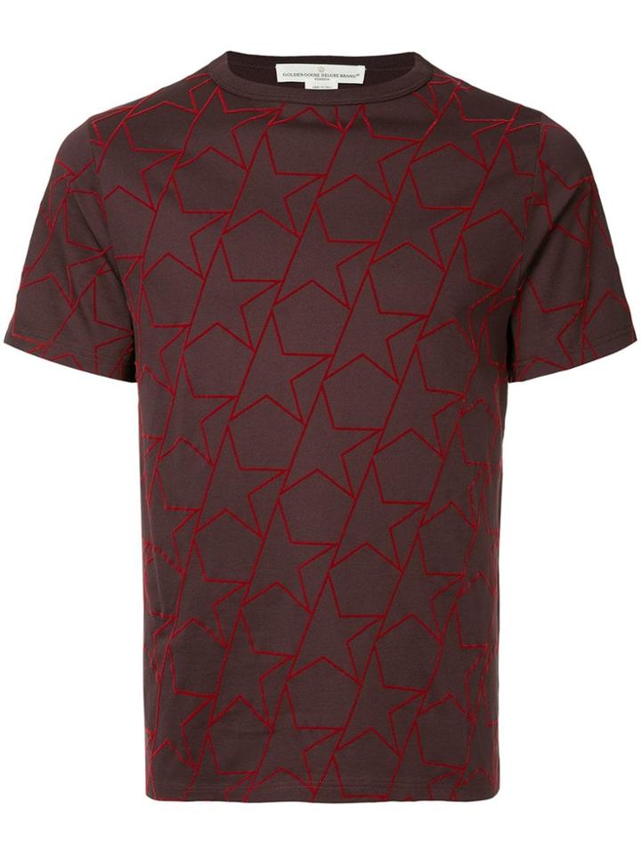 Golden Goose Deluxe Brand Star Print T-shirt - Red