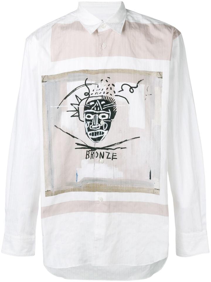 Comme Des Garçons Shirt Bronze Shirt - White