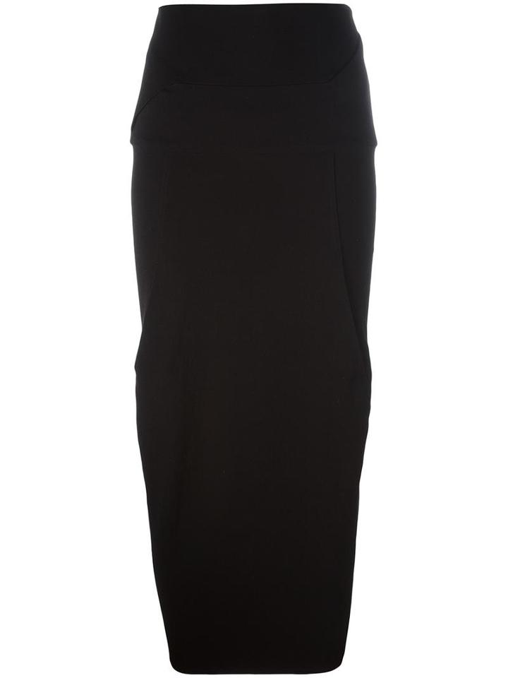 Rick Owens Strapless Dress, Women's, Size: 44, Black, Cotton/spandex/elastane/viscose