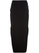 Rick Owens Strapless Dress, Women's, Size: 44, Black, Cotton/spandex/elastane/viscose