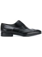 Salvatore Ferragamo Laceless Oxford Shoes - Black