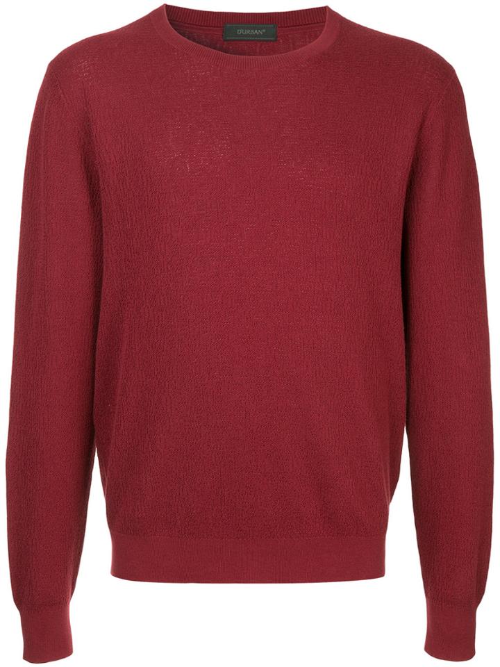 D'urban Crew Neck Sweater - Red
