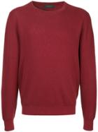 D'urban Crew Neck Sweater - Red