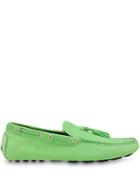 Fendi Tassel Detail Loafers - Green