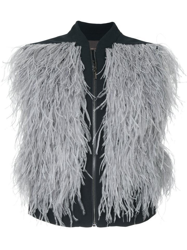 Ginger & Smart Embellished Vest Jacket - Grey