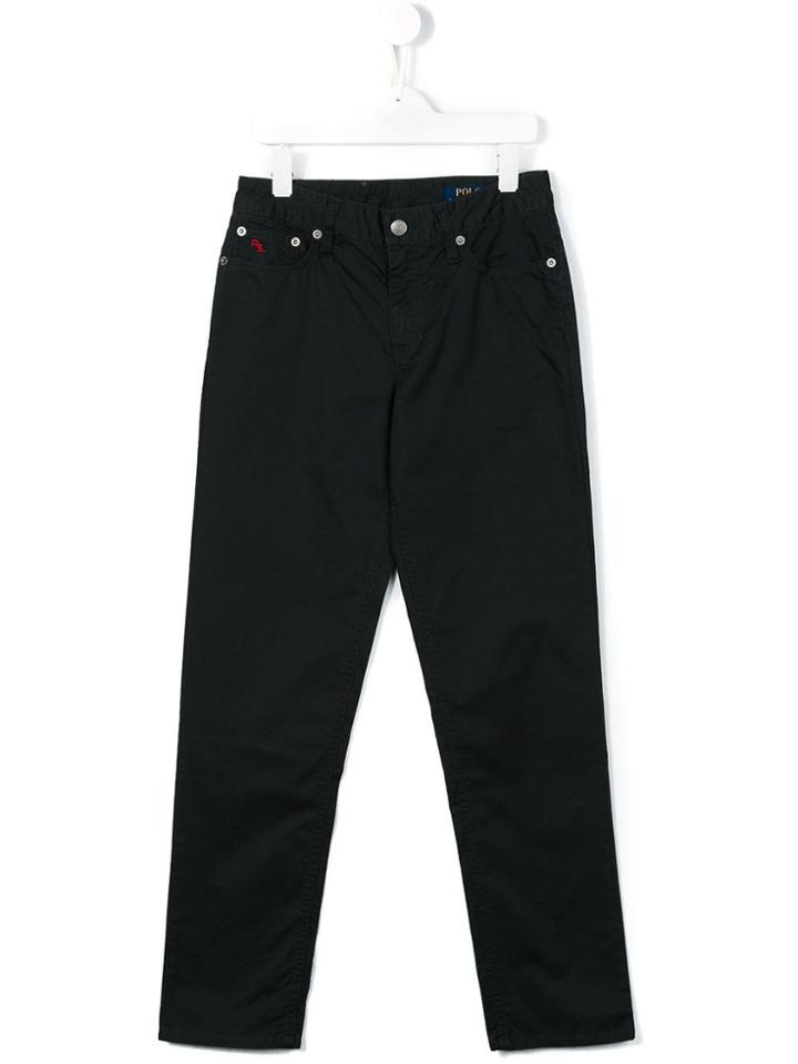 Ralph Lauren Kids 'varick' Trousers - Black