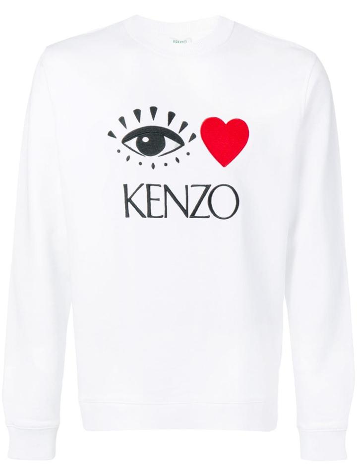 Kenzo Valentine's Crewneck Sweatshirt - White